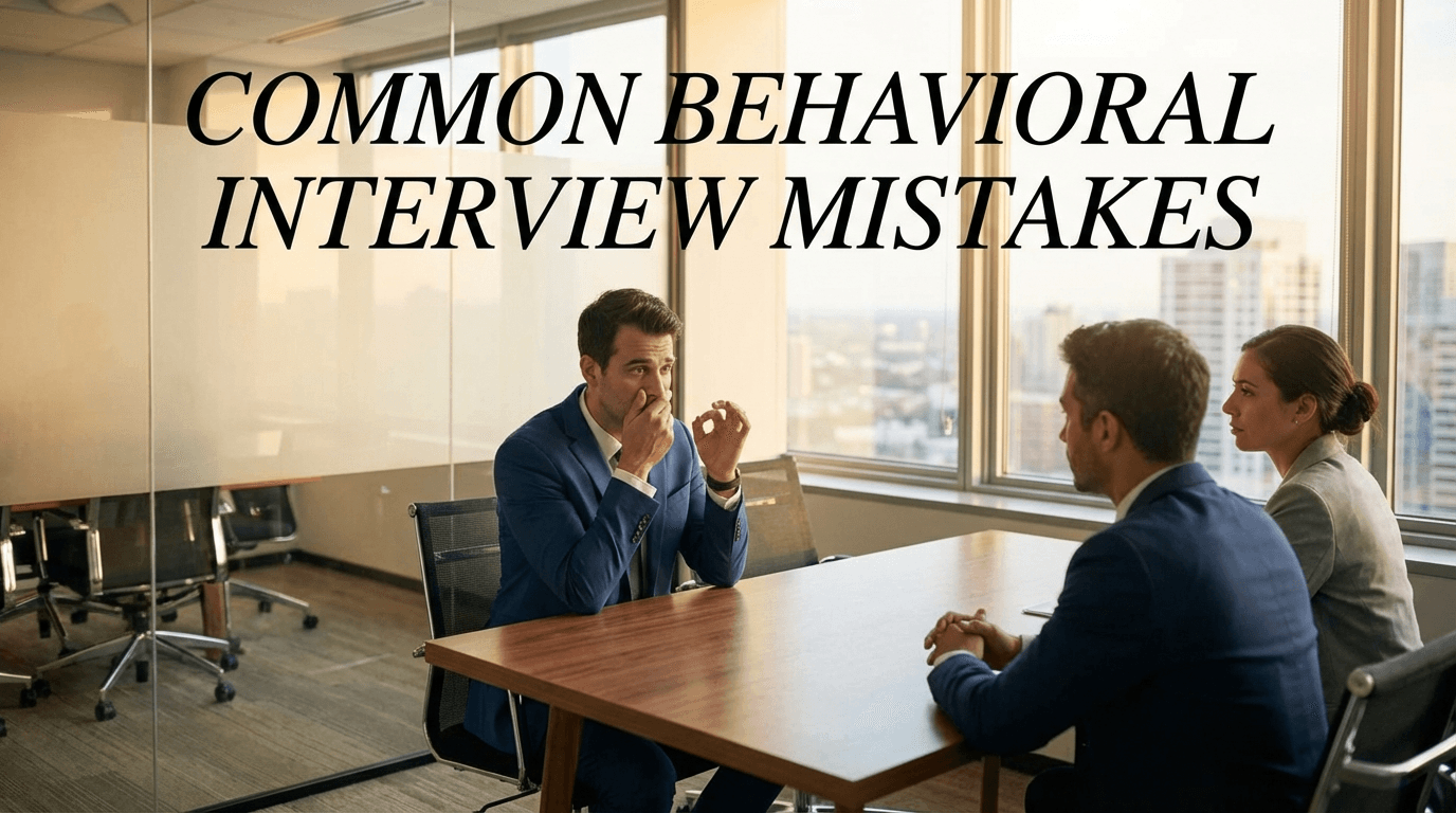 10 Common Behavioral Interview Mistakes (And How to Fix Them)