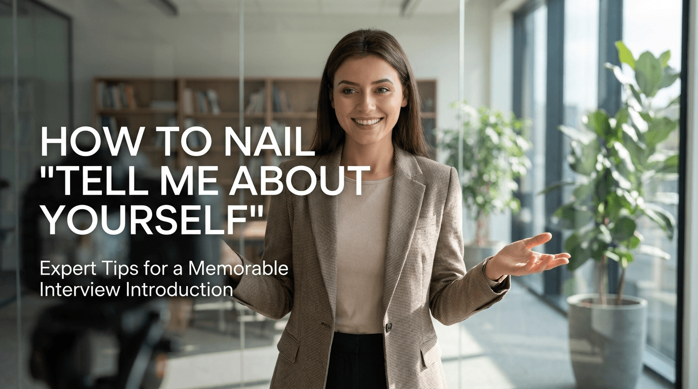 How to Answer 'Tell Me About Yourself' in a Job Interview